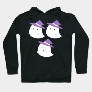 ghost in a witch's hat Hoodie